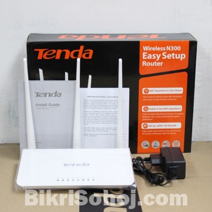 Tenda F3 300mbps 3 Antennas Router